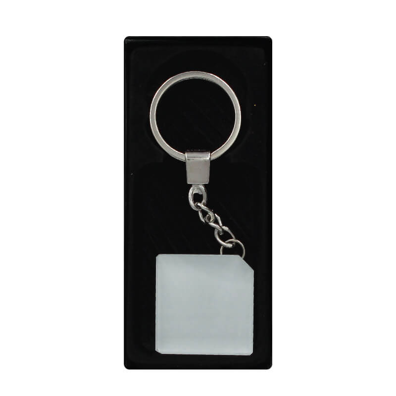 Crystal Keyring Square