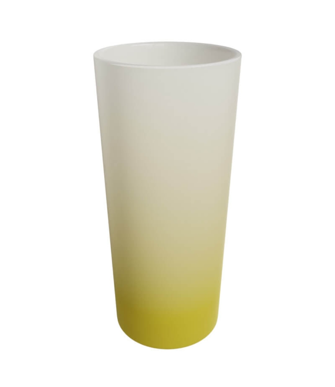 Drinking Glass Frosted Yellow(10oz)