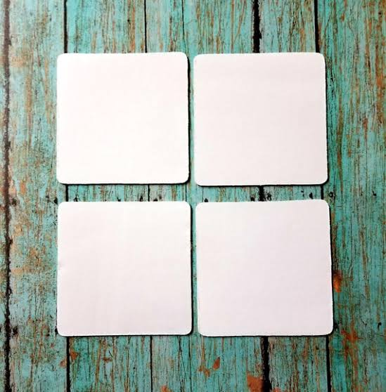 Wood Coaster (Square) 90mm Set (4)